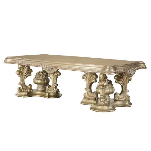 Colección de comedor con acabado dorado Sevilla - Tallas decorativas
