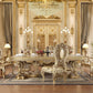 Colección de comedor con acabado dorado Sevilla - Tallas decorativas