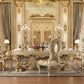 Colección de comedor con acabado dorado Sevilla - Tallas decorativas