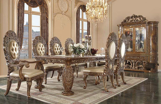 Acme Furniture DN00477 Constantine Juego de comedor - Scrollwork adornado