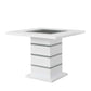 Elizaveta DN00817 Dining Collection - Crystal Diamond Inlay
