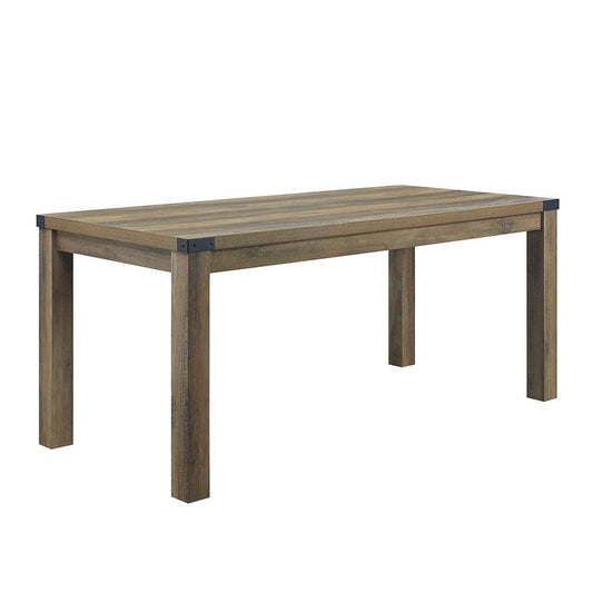 Colección de comedor Abiram DN01028 de Acme - Acabado en roble rústico