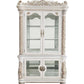 Vendom Antique Pearl Curio Cabinet