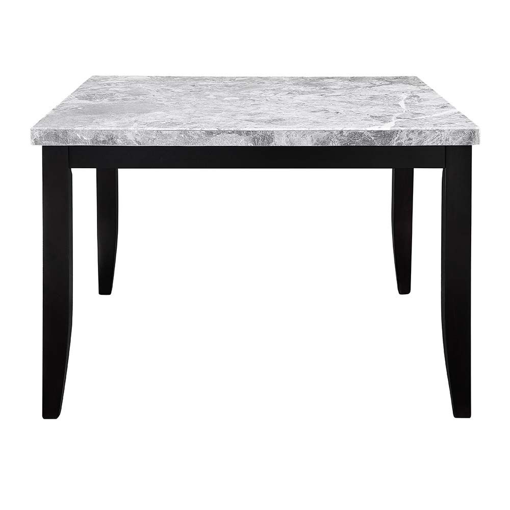 Acme Furniture Hussein Square Dining Table w/Marble Top
