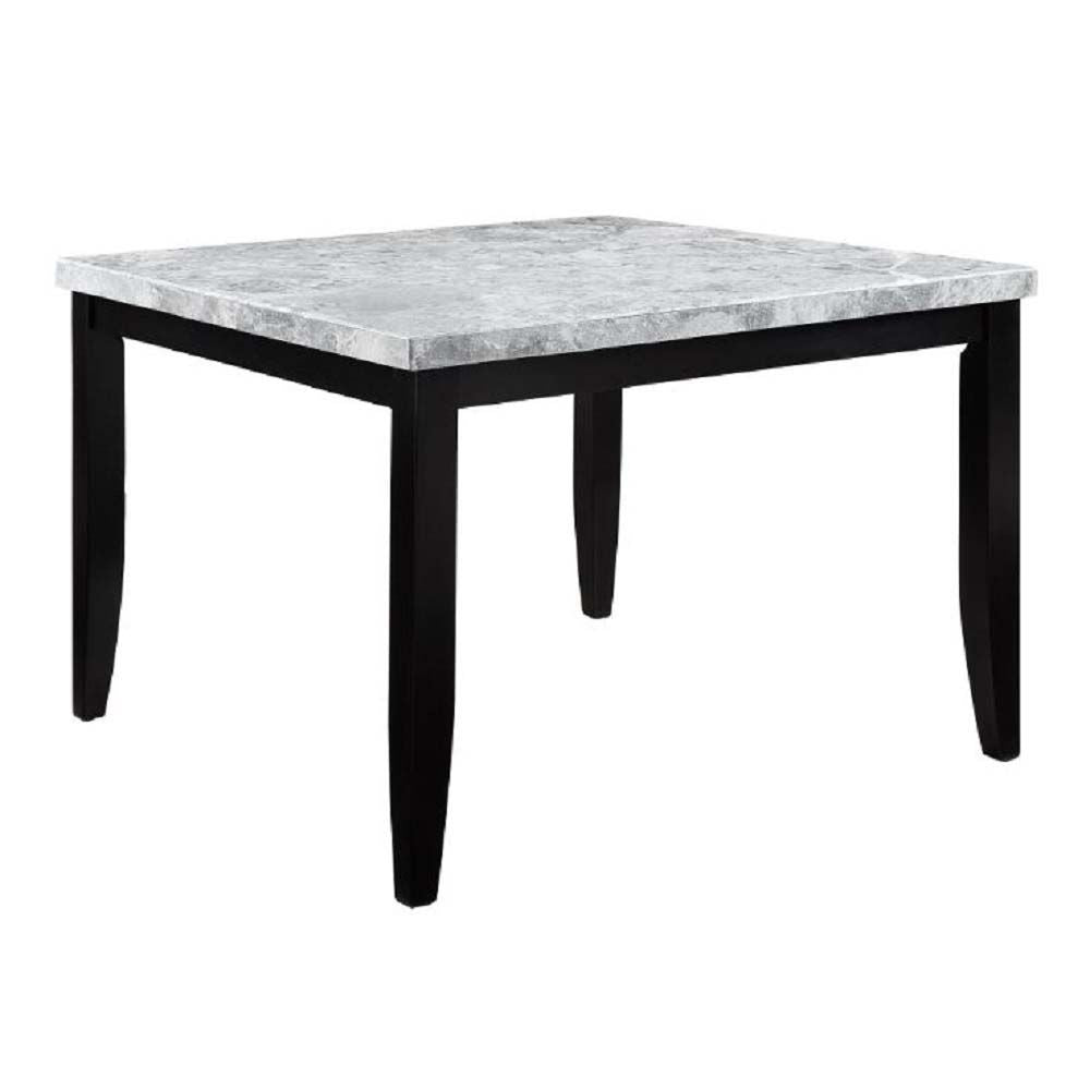 Acme Furniture Hussein Square Dining Table w/Marble Top