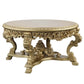 Bernadette Round Table Dining Collection - Gold Finish