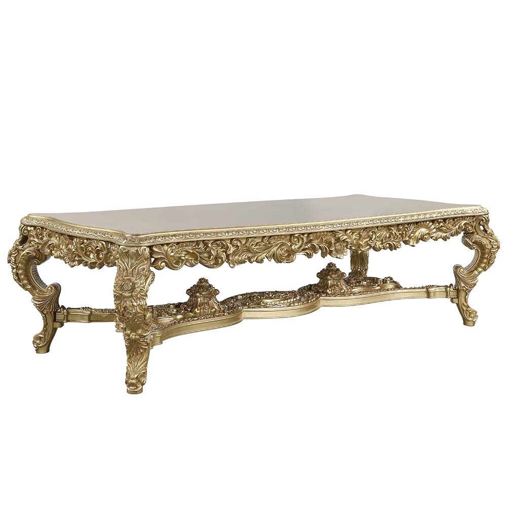 Bernadette DN01470 Gold Finish Dining Table by Acme