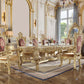 Bernadette DN01470 Gold Finish Dining Table by Acme