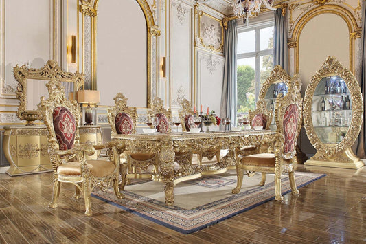 Bernadette DN01470 Gold Finish Dining Table by Acme