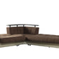 Dogal Contemporary Convertible Sectional - Made in Italy