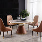 American Eagle DT-H216 Juego de mesa de comedor de mármol sintético