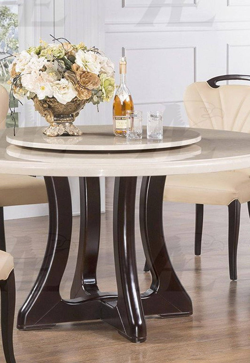 American Eagle DT-H222 Round Beige Marble Dining Table