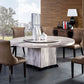 American Eagle H261 Marble Top 7 Pc Dining Set