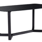 American Eagle DT-M039 Colección de comedor con tapa de vidrio negro