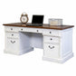 Durham 60" Double Pedestal Executive Desk - Martin Furniture