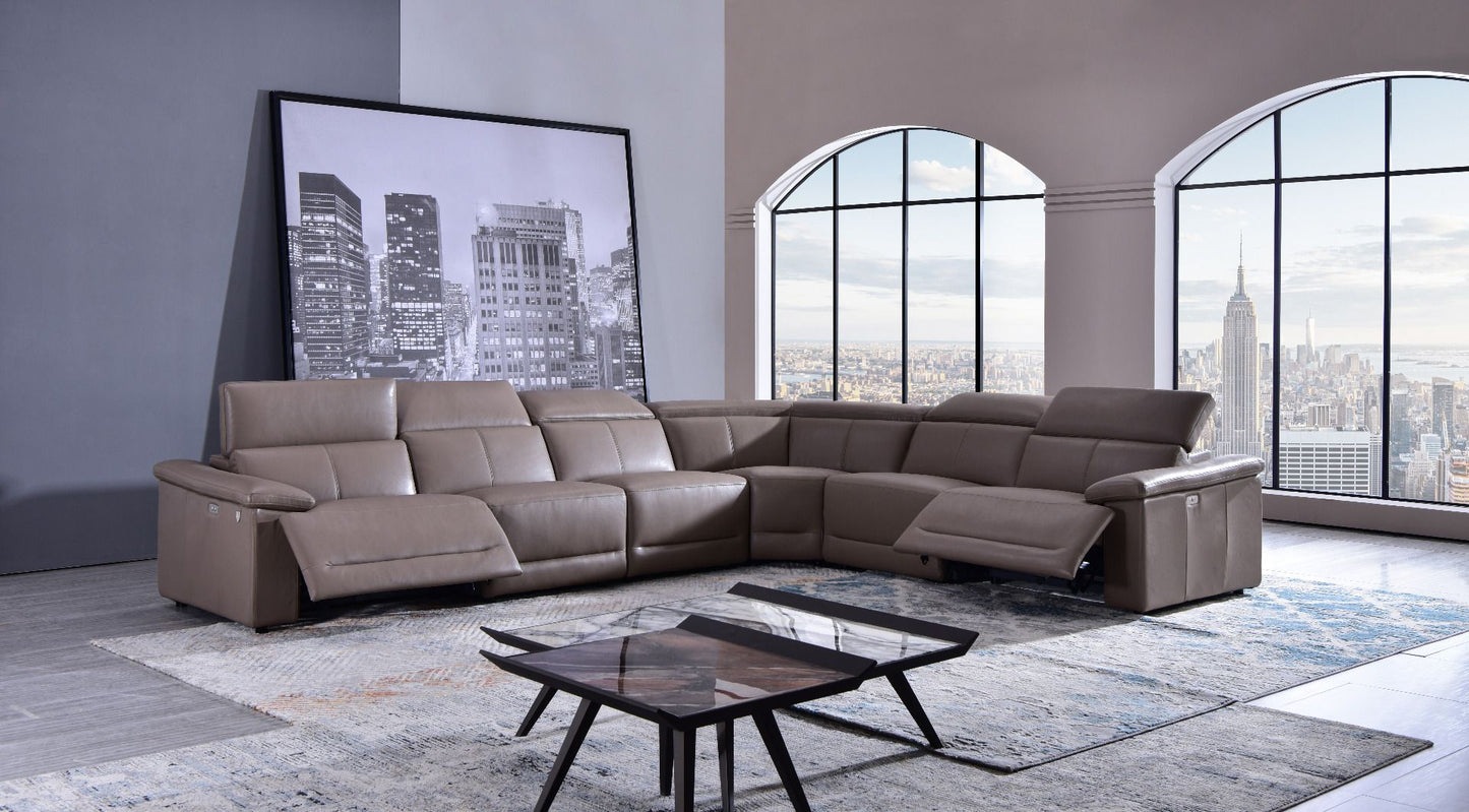 American Eagle EK-L1303M Top Grain Italian Leather Sectional