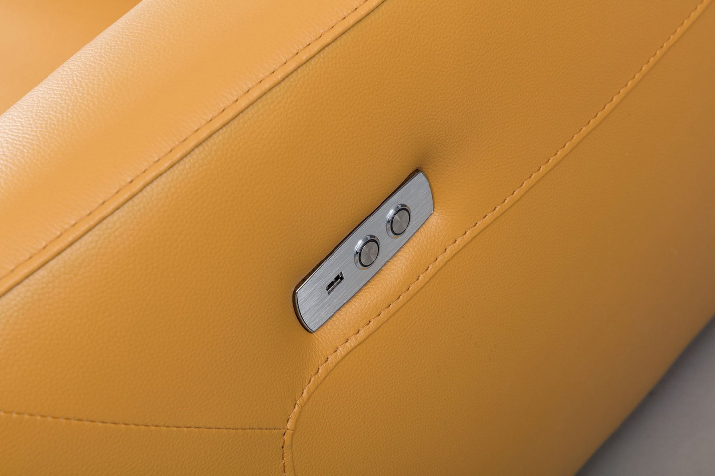 Renzi EK-L8001R-YO Camel Chaise on Left