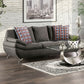 Sarnen Contemporary Sofa Collection Dark Gray
