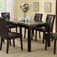 F2093 Faux Marble Top 7 Pc Dining Set by Poundex