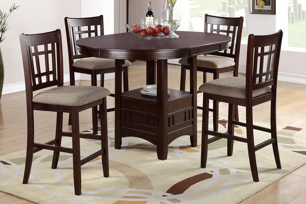 5 Pc Dining Set - Extension Leaf