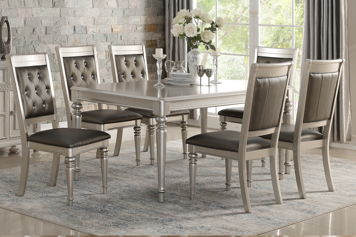 Starlight F2431 Dining Collection - Silver Finish