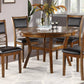 Culver 5 Pc Dining Set F2565 - Walnut Finish