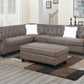 Alamo F6437 Sectional - Dark Coffee or Slate Grey