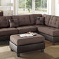 Poundex F6857 Sectional - Chocolate