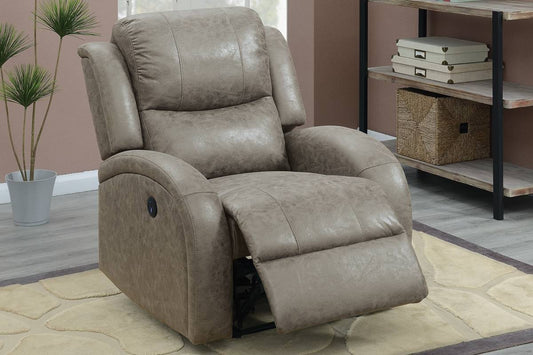 F96022 Reagan Power Recliner - Stone