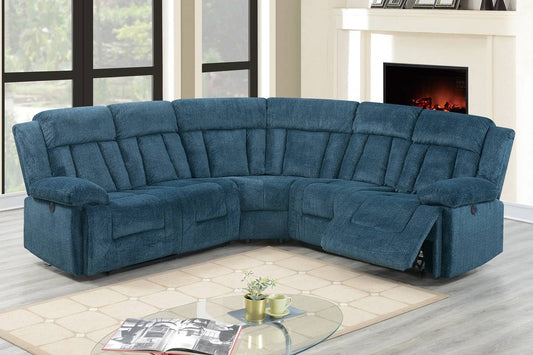 F86604 Gilbert Power Seccional de Poundex - Azul oscuro o gris