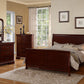 Northwest 4-Pc Sleigh Bedroom - Black or Cherry Finish
