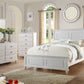 F9270 Poundex Arctic 4 Pc Bedroom Collection - White or Black