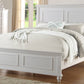 Poundex White F9270EK Eastern King Bed