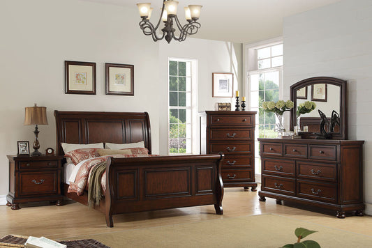 F9289 Antique Cherry 4 Pc Set - King Bed