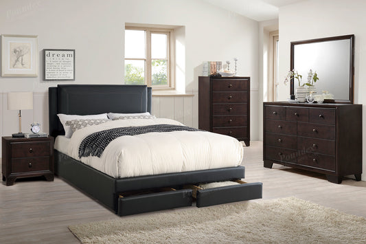 Tahoe 4 Pc Bedroom Collection - Black