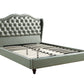 Hamlet 4 Pc Bedroom Collection - Silver Faux Leather