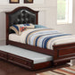 Twin Bed w/Slats & Trundle - 3 Color Choices