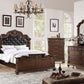 Poundex F9386 Arlington Juego de dormitorio de 4 piezas - Cabecero capitoné