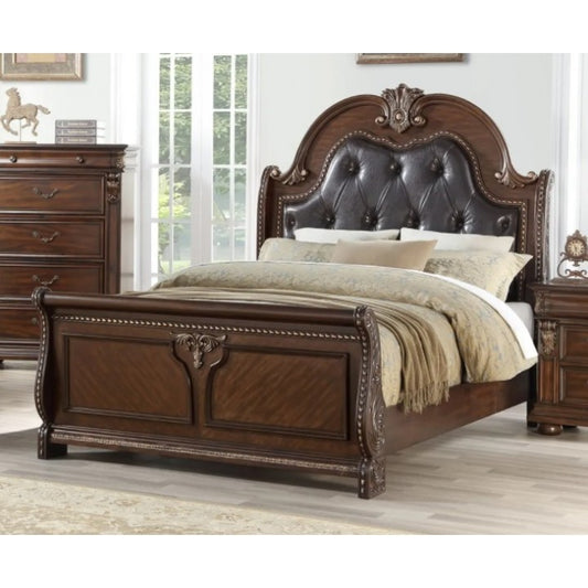 Juego de dormitorio Houston de 4 piezas de Poundex Furniture F9432