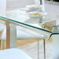 Richfield Dining Collection - Contemporary Chrome & Glass