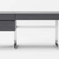 Modrest Fauna - Modern Elm Grey & Stainless Steel Desk