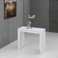 Mesa de comedor blanca extensible ultracompacta moderna Morph