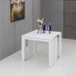Mesa de comedor blanca extensible ultracompacta moderna Morph