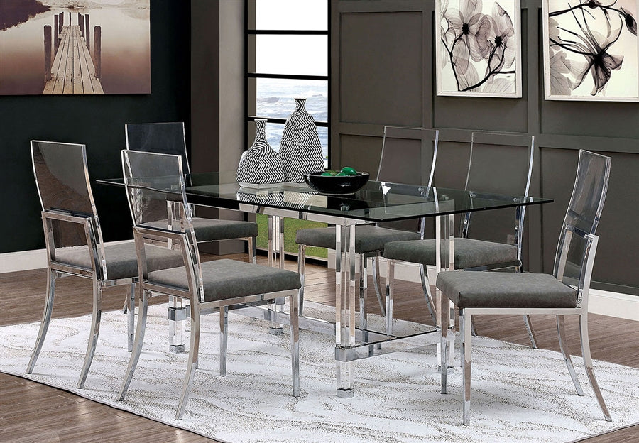 Casper Dining Collection - Contemporary Glass