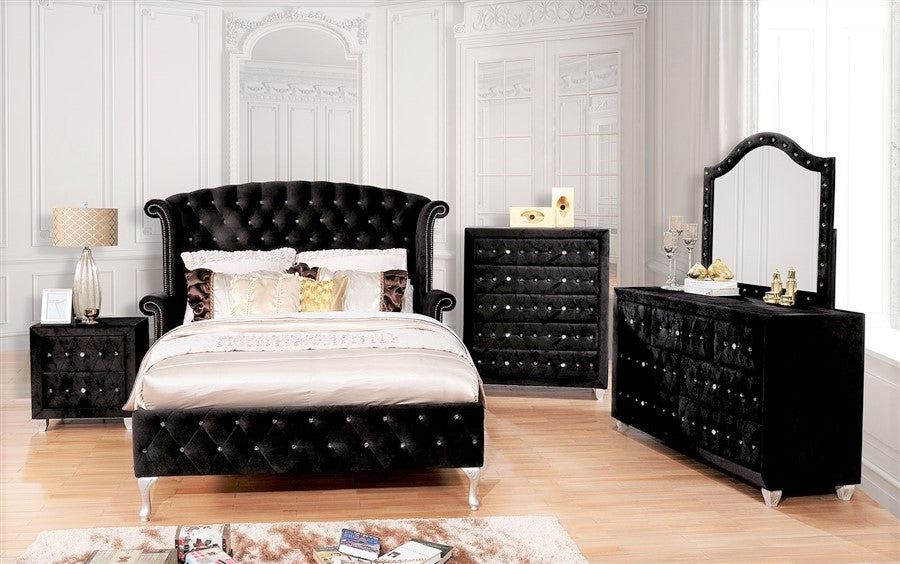 Alzir 4 Pc Bedroom Set CM7150- King Bed