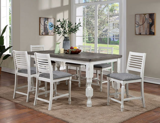Calabria Antique White Two Tone Dining Collection - FOA3908PT