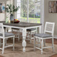 Calabria Antique White Two Tone Dining Collection - FOA3908PT