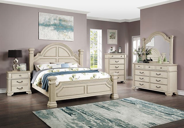 Pamphilos 4 Pc Bedroom Collection FOA7144WH - King Bed