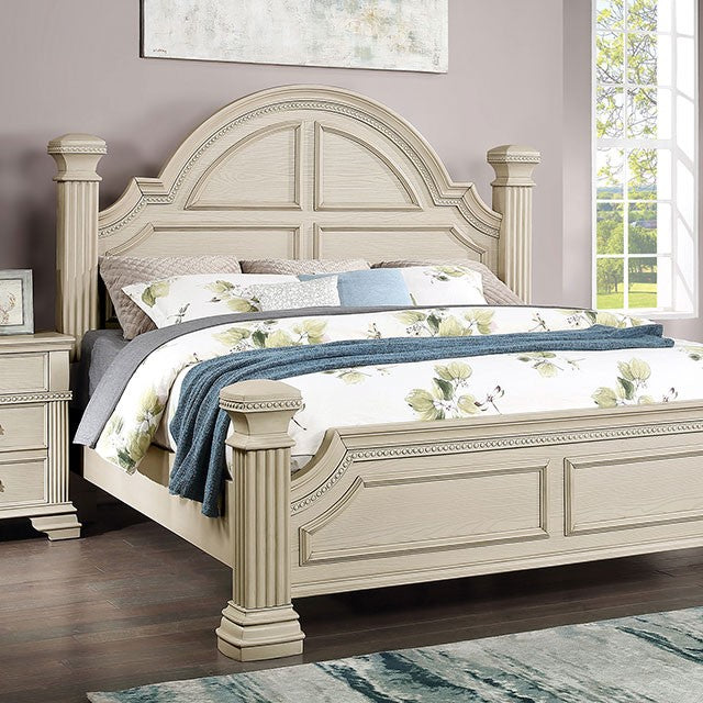Pamphilos Antique White Bedroom Collection by Furniture of America