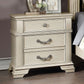 Mesita de noche Pamphilos FOA7144WH-N